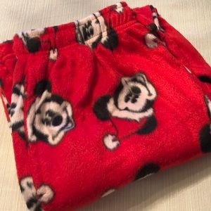NWOT Disney Christmas Mickey Mouse Fleece Sleep/Lounge Pants - M (Men’s)